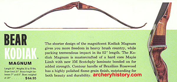 Bear 1971 Archery Catalog 
